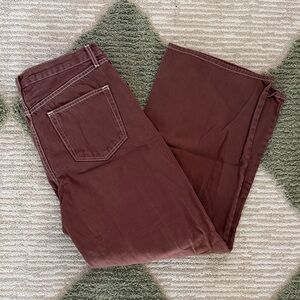 Just Black Women's Flare Jeans in Rich Chocolate